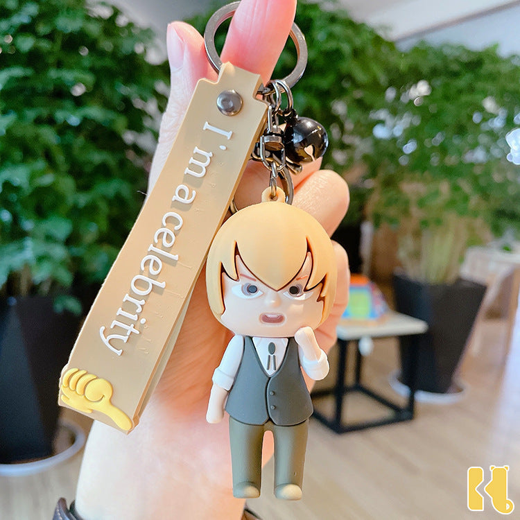 PVC cartoon doll keychain MIC-JinG022