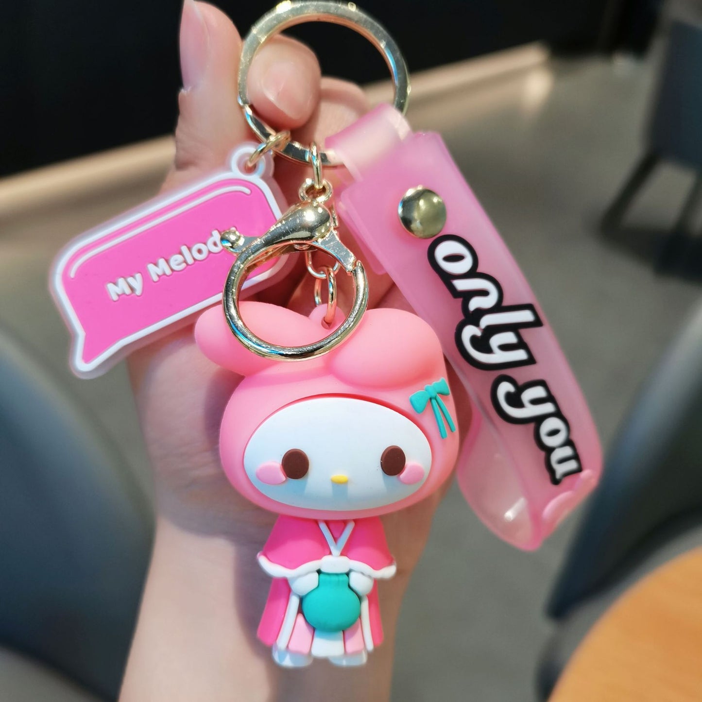 PVC cute cartoon keychain (Minimo de Compra 3) MIC-LangD015