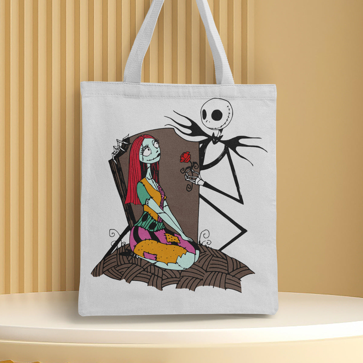 Polyester Halloween canvas shoulder bag (Minimo de Compra 2) MYA-QB010