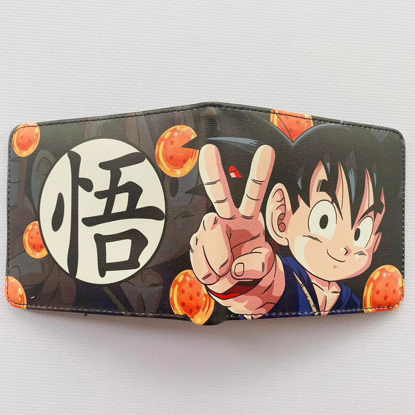 PU Seven Dragon Ball Short Wallet MIC-HaoJ010