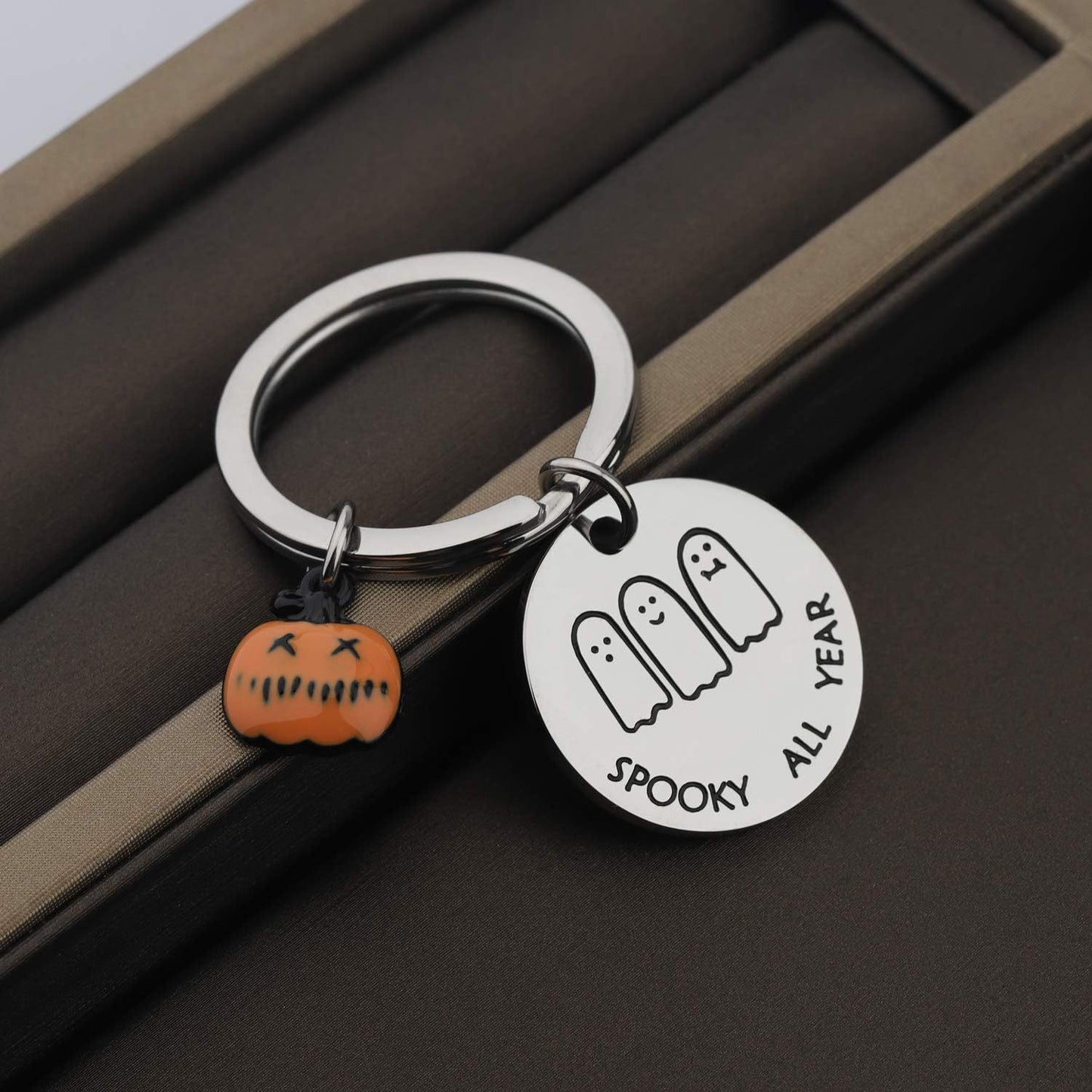 Stainless steel Halloween series keychain MYA-XinJ002