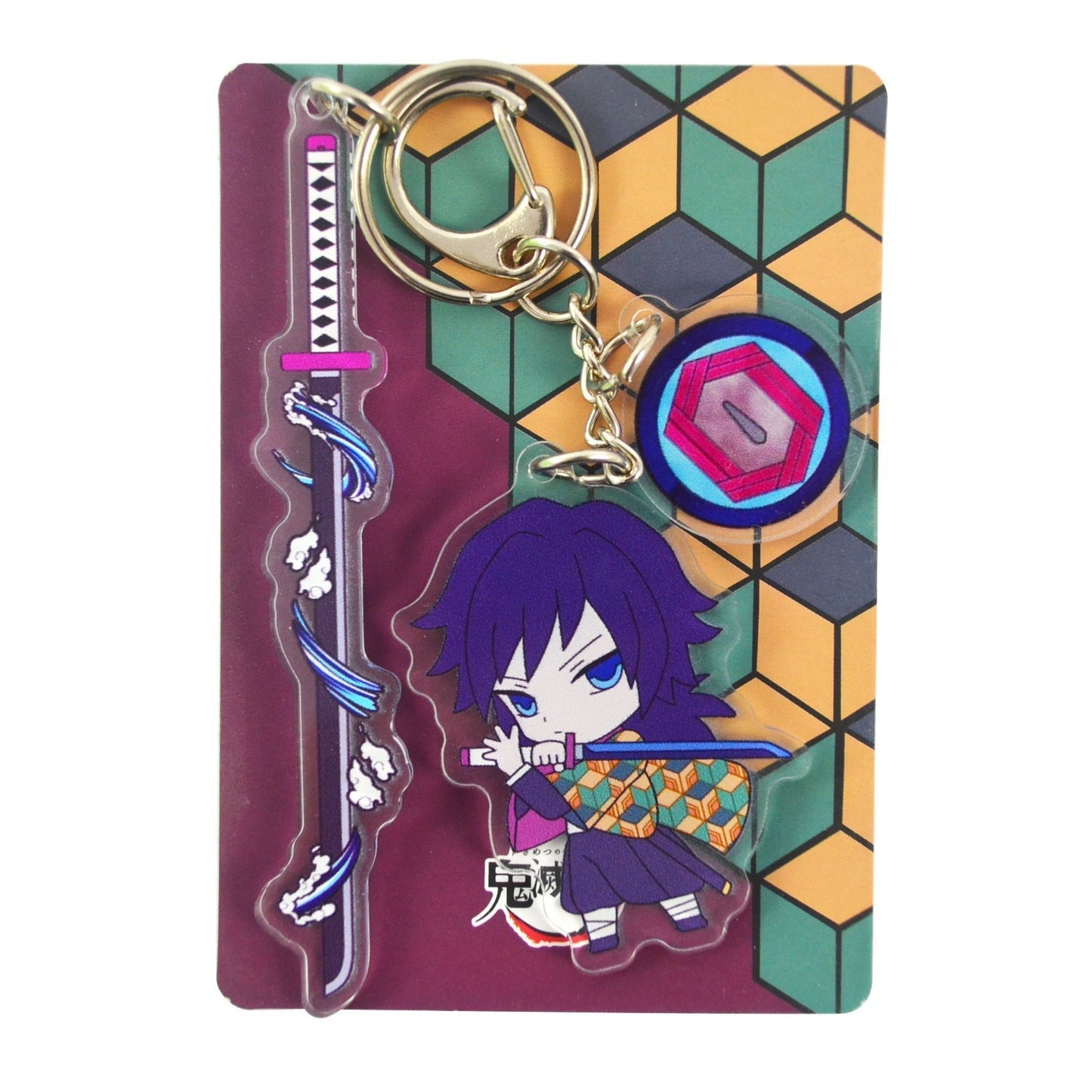 Cartoon Acrylic Anime Keychain KXin001