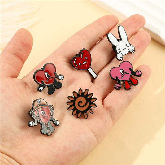 Alloy Bad Rabbit Breast Needle (Minimo de compra 2) MIC-ZhuoL008