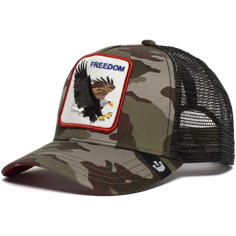 Cotton cartoon black leopard rooster Baseball cap MYA-JingK014