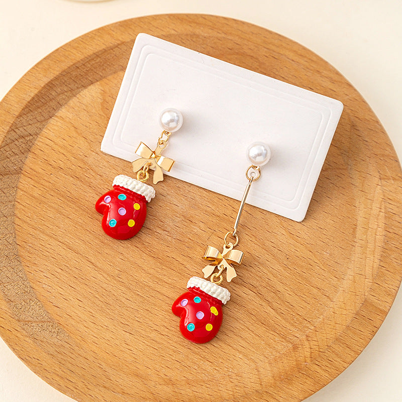 Alloy Christmas series earrings (Minimo de Compra 2) MIC-MDD091