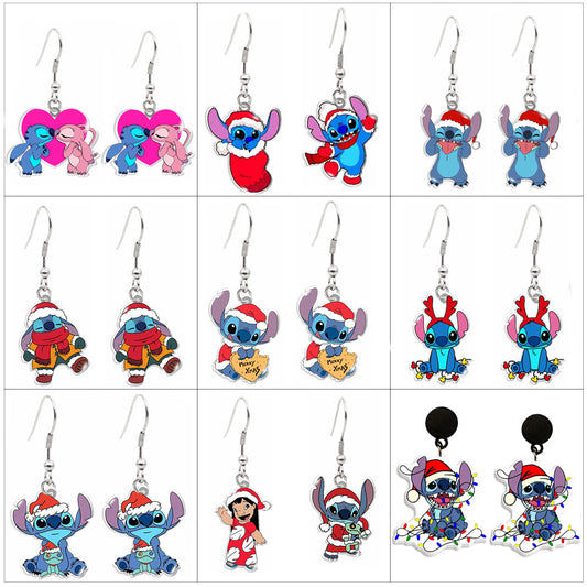 Alloy cartoon cute earrings (Minimo de Compra 2) MIC-ZhaoH003