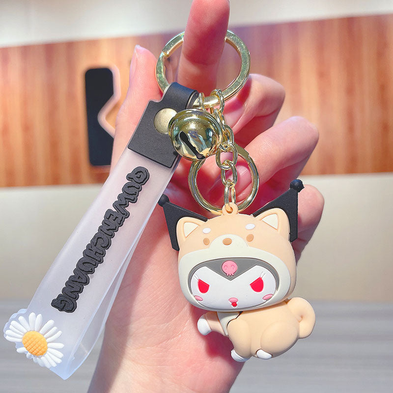 PVC cute transformation keychain MIC-JinG021