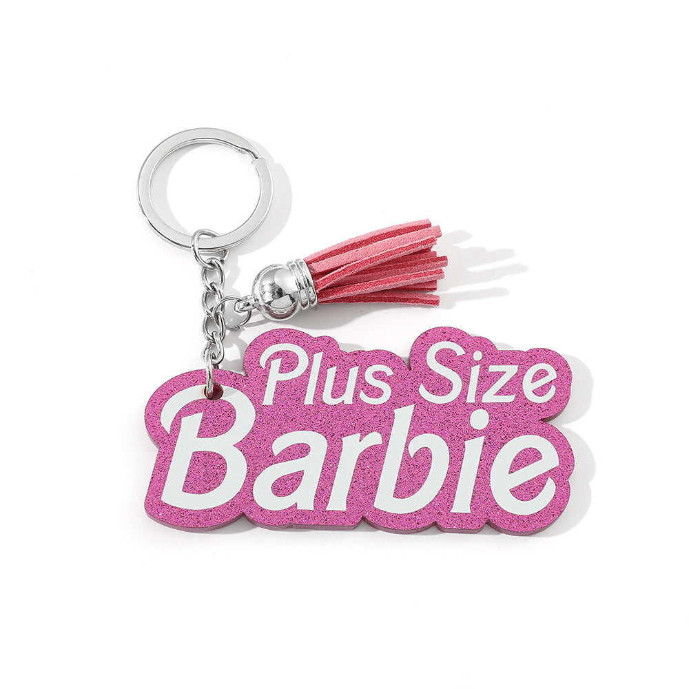 Alloy Barbie cartoon keychain MYA-FeiM006