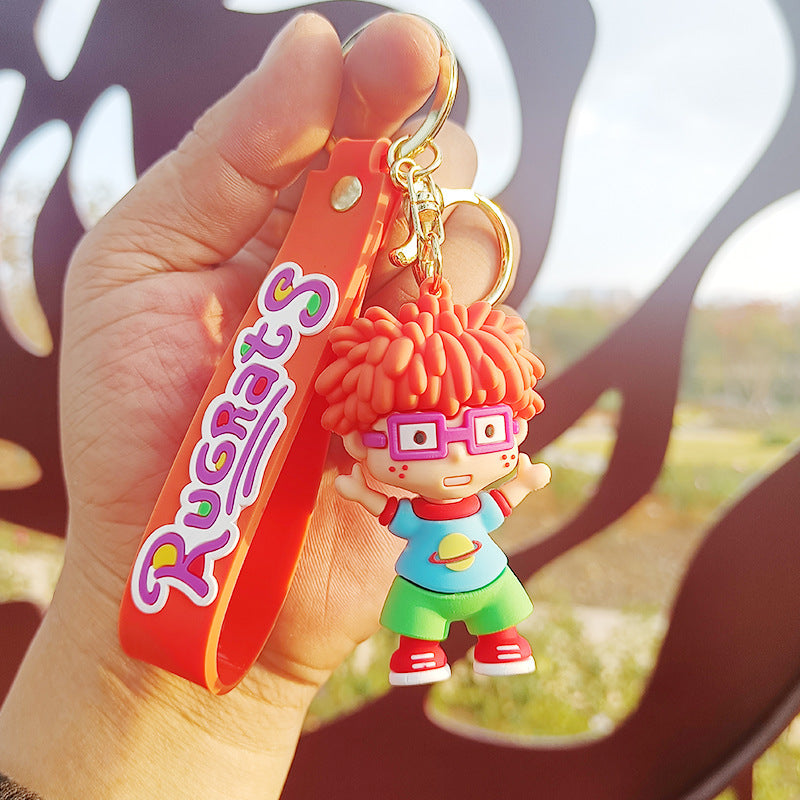 PVC cute naughty soldier keychain （Minimo de compra 3） MYA-YiC003