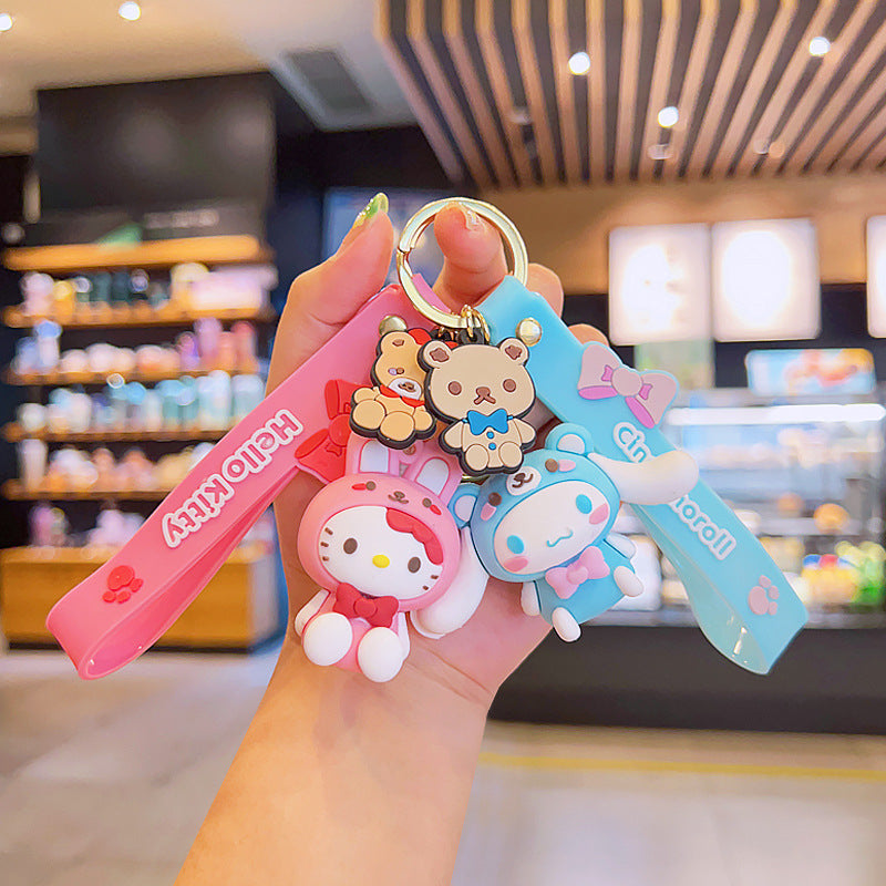 Keychains PVC Alloy Animation Cartoon Cute(S) Minimo de compra 2 MIC-YDao058