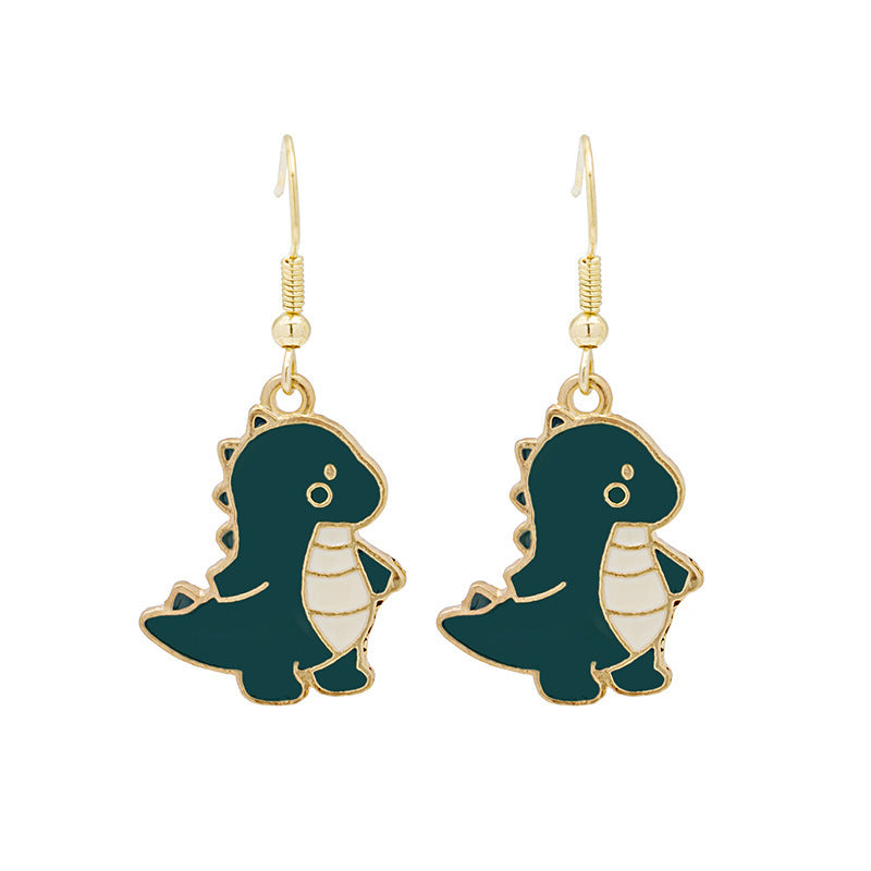 Alloy animal fried egg earrings MIC-MDD007