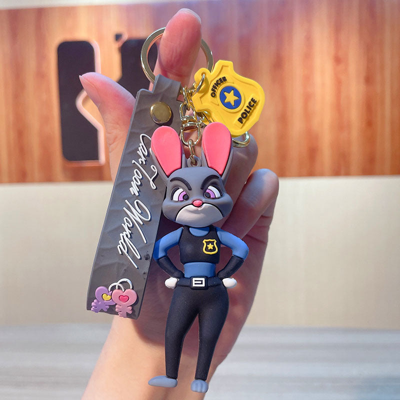 PVC Crazy Animal City Keychain MIC-JinG013