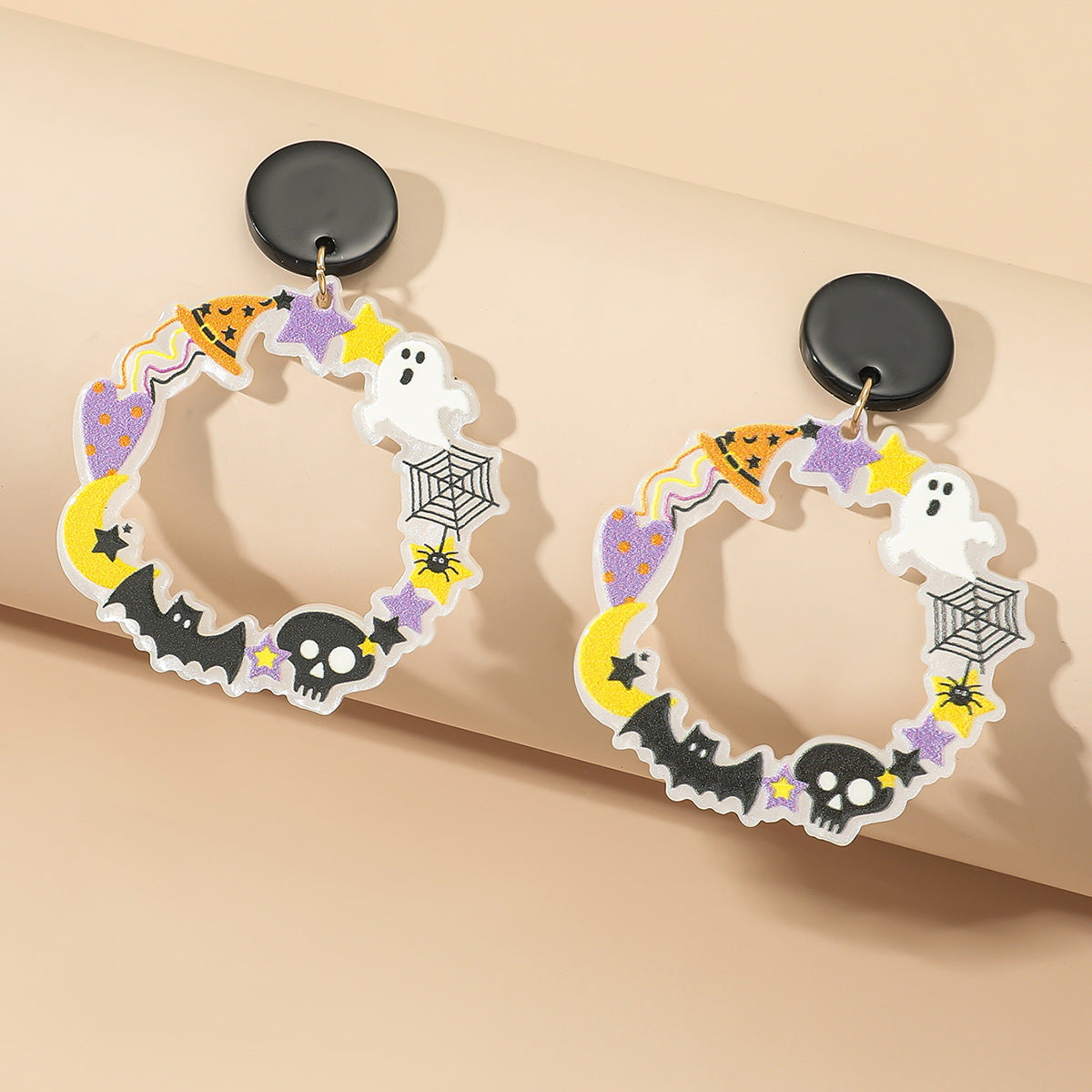 Acrylic New Halloween Collection Earrings  (Minimo de Compra 2) MIC-QiS044