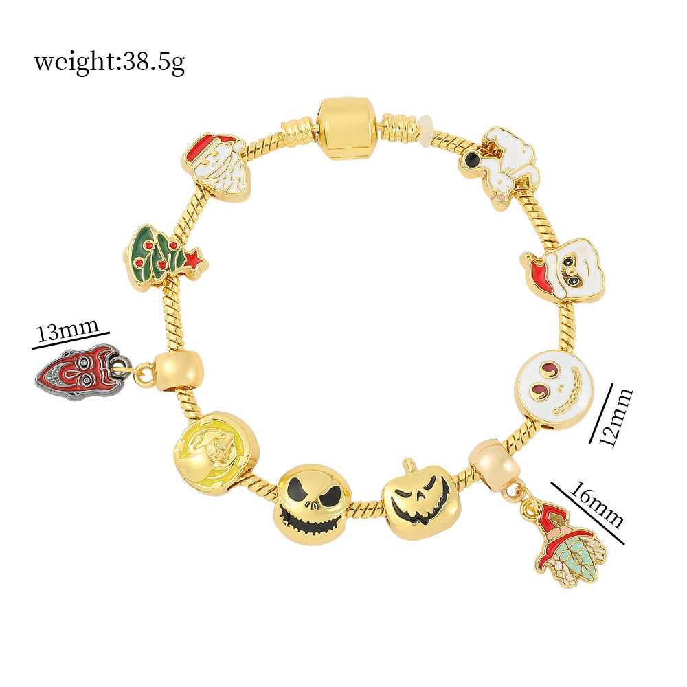 Alloy cartoon anime horror movie bracelet (Minimo de Compra 5) MIC-ZhuoX017