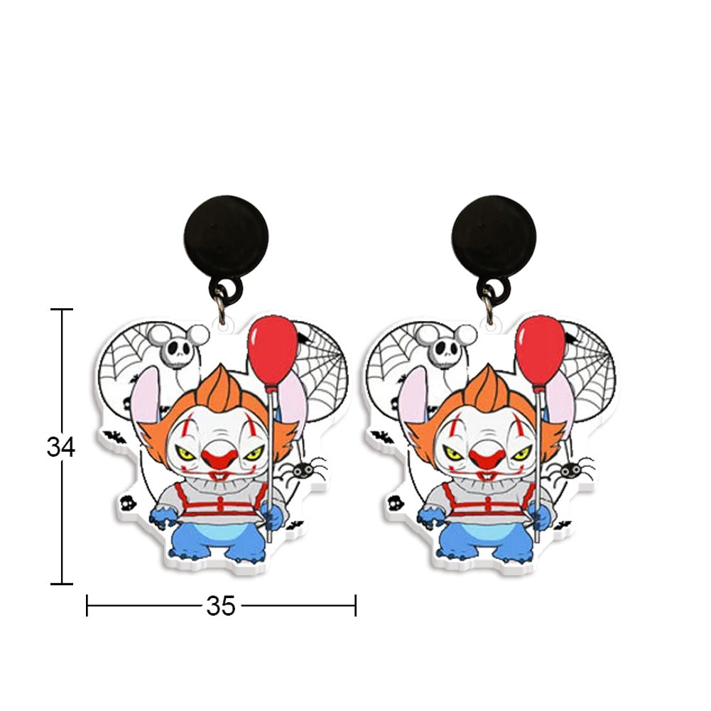 Alloy cartoon cute earrings (Minimo de Compra 2) MYA-ZhaoH001