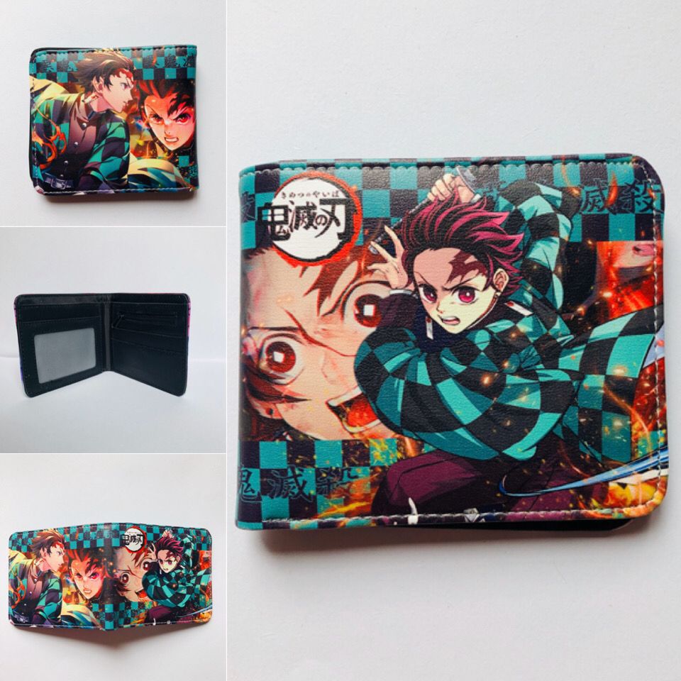 cartoon printed short PU zipper wallet （M) ChangYuan012