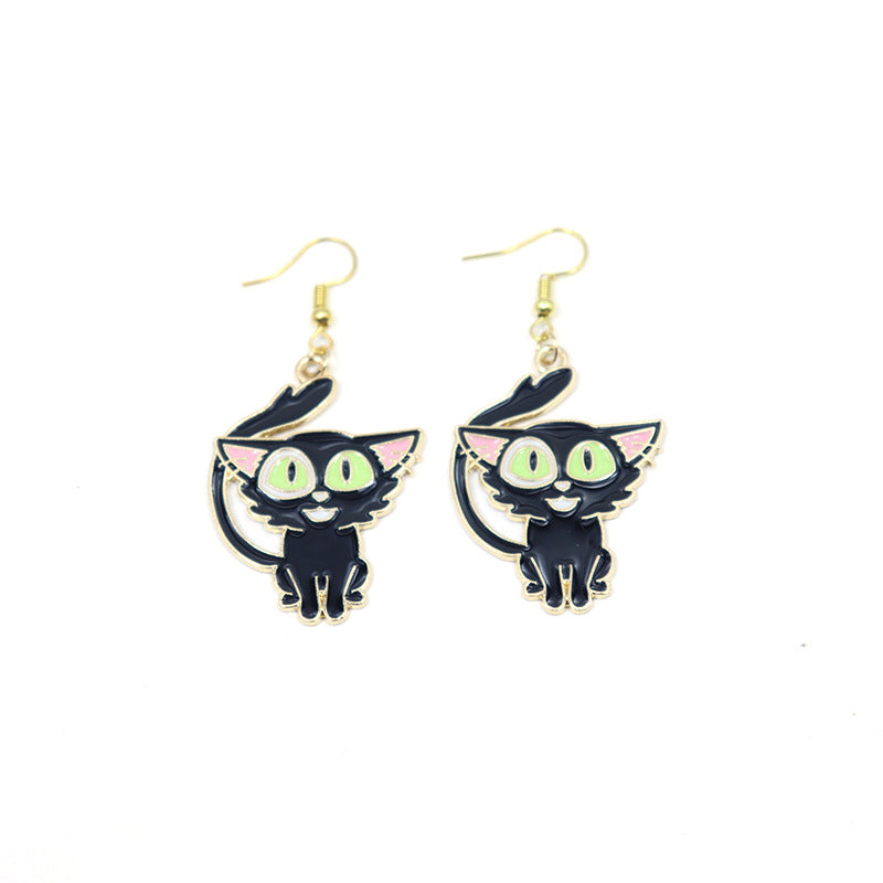 Alloy cartoon beautiful girl warrior earrings (Minimo de Compra 2) MIC-XuXin003