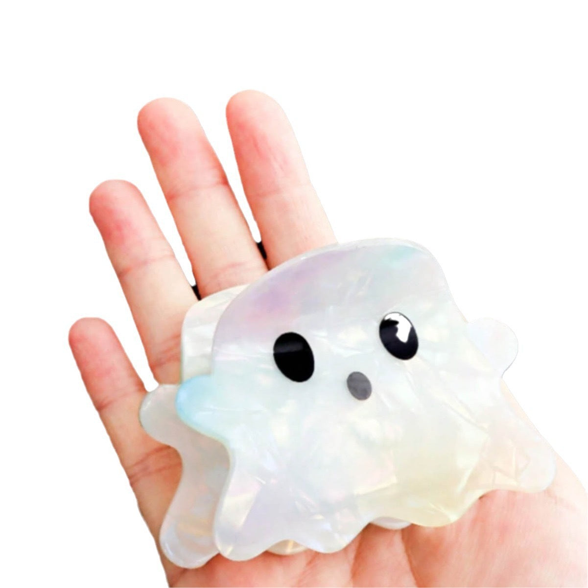 Plastic Halloween Ghost Hair Clip MYA-YHJ011