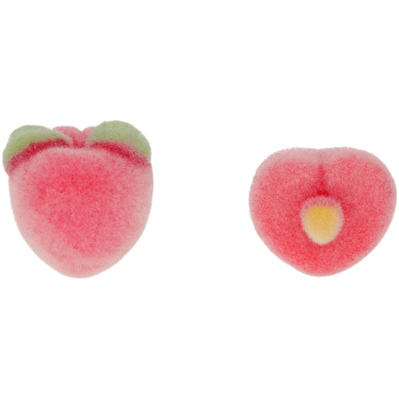 Alloy velvet peach earrings MIC-AXing010