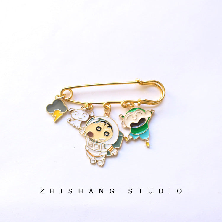 Alloy crayon small new brooch (Minimo de Compra 2) MIC-ShangS015