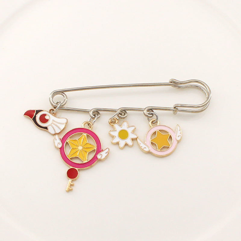 Alloy cartoon animal brooch (Minimo de compra 2) MIC-LiY004