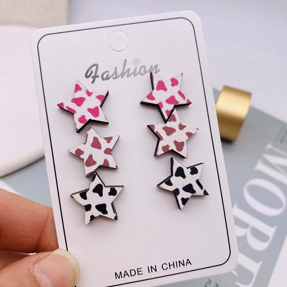 Alloy magnifying glass book earrings MIC-ChenY005