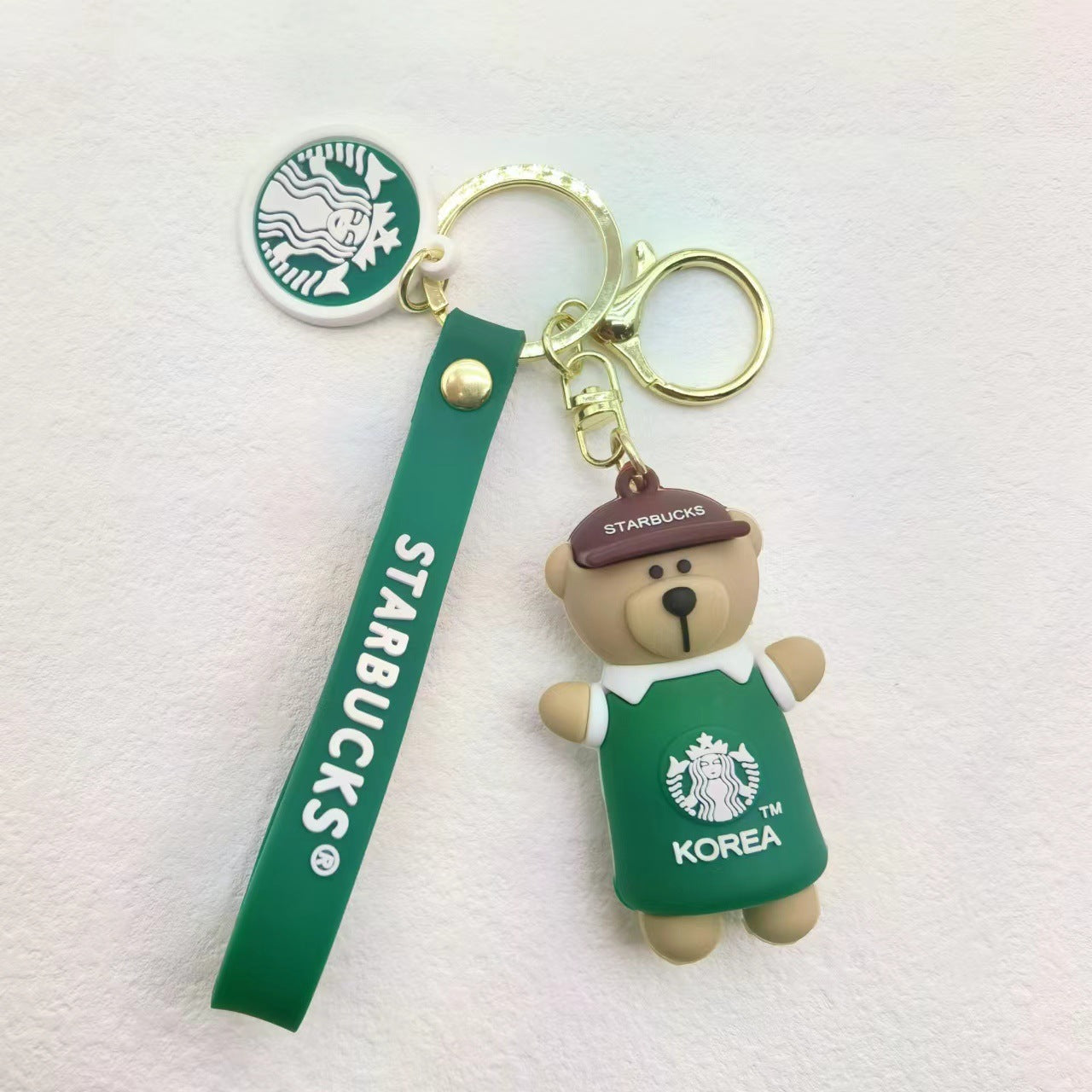 Keychains PVC Hardware Cute Cartoon Bear (M) Minimo de compra 2 LiangQ002