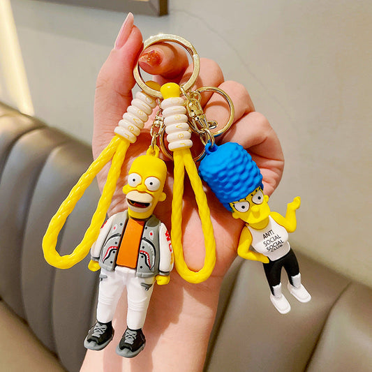 Keychain PVC Cute Cartoon Doll Pendant Minimo de compra 2 (M) LeZ031