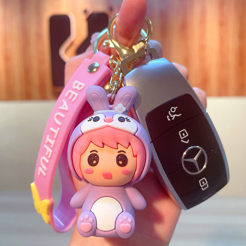 PVC cartoon doll keychain MIC-JinG015