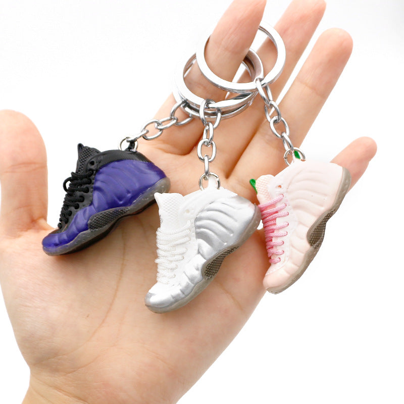 keychain 3D three-dimensional sneakers toy jewelry pendant (F) MIC-QLP033