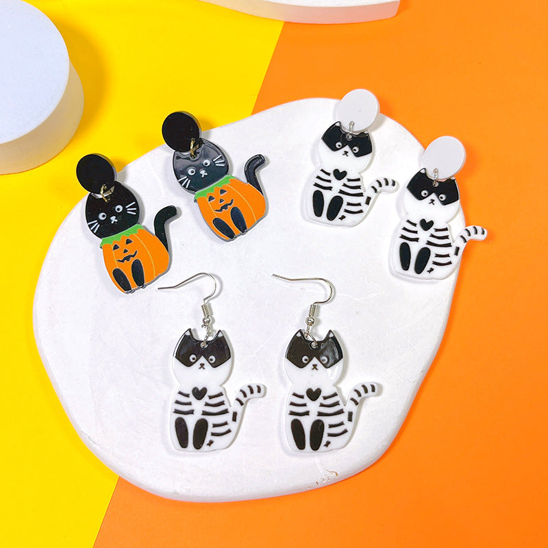 Acrylic New Halloween Collection Earrings PinH019