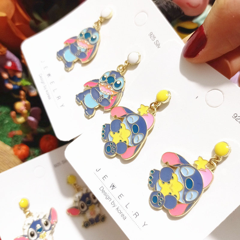 Alloy cartoon cute earrings MYA-XingJ073