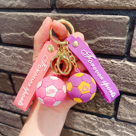 Cartoon PVC Silicone Basketball Cute Keychain (F) MIC-JCai027