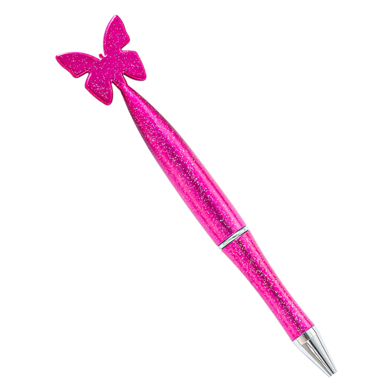 Ballpoint Pen Plastic Butterfly Rotating Gel Pen HongD001