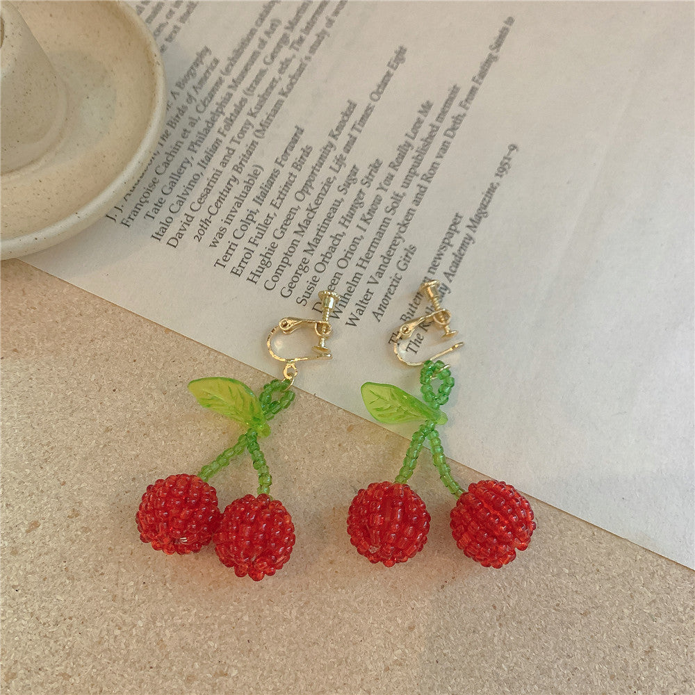 Alloy Fresh Fruit Earrings MIC-AXing011