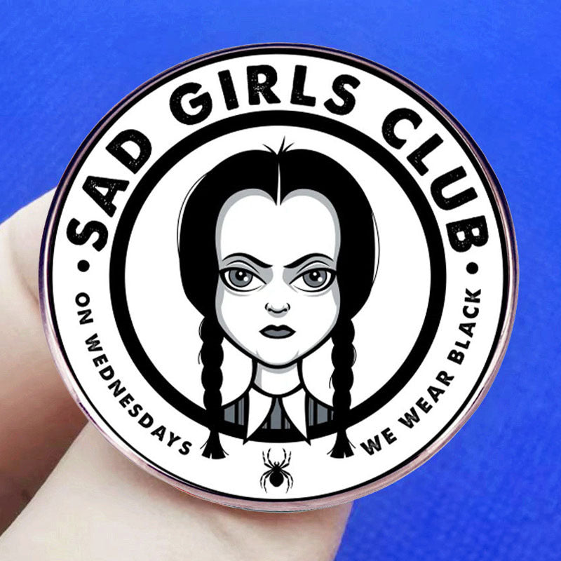 Alloy Sad Girl brooch (Minimo de Compra 2) MIC-CanL003