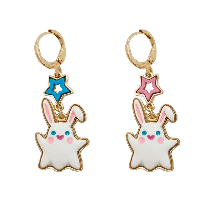 Alloy cute rabbit earrings MYA-BLD094