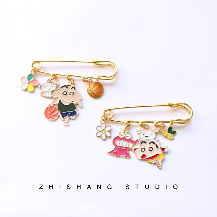 Alloy crayon small new brooch (Minimo de Compra 2) MIC-ShangS015