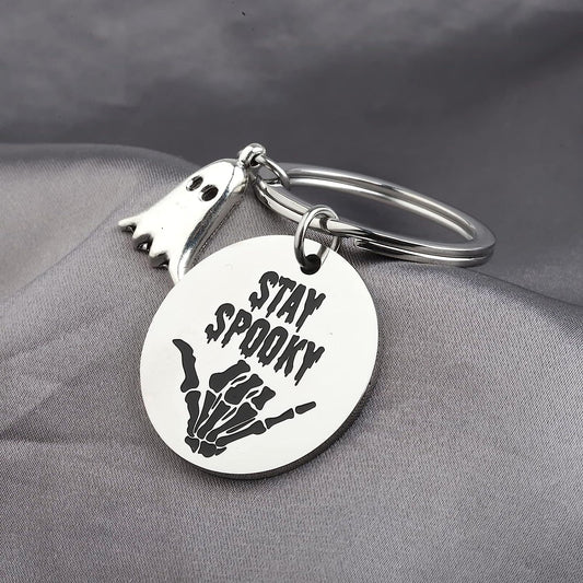 Stainless steel Halloween series keychain MYA-XinJ008