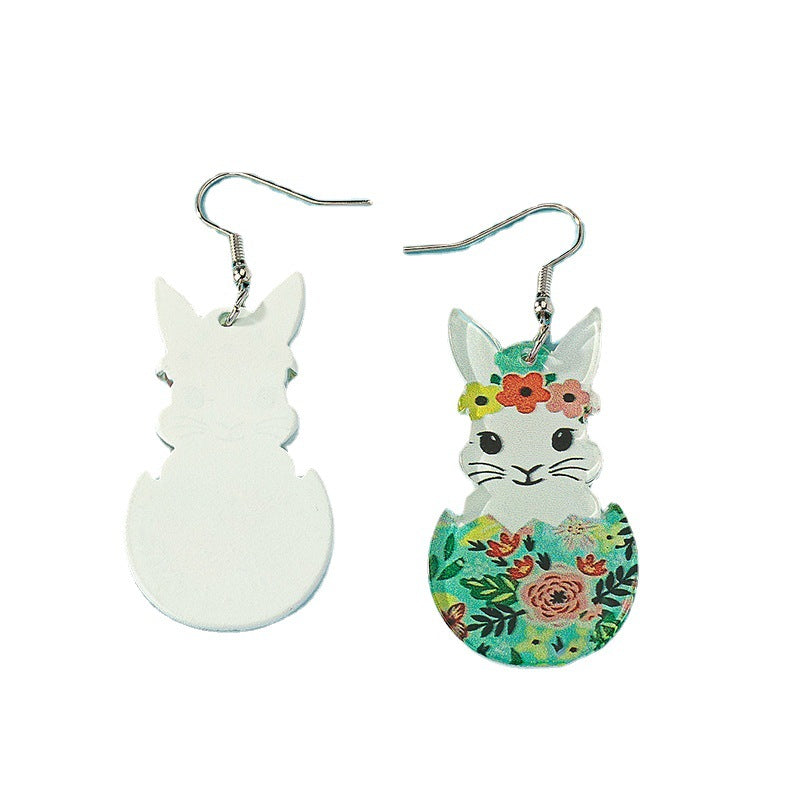 Alloy cute rabbit earrings (Minimo de compra 2) MIC-HLM010