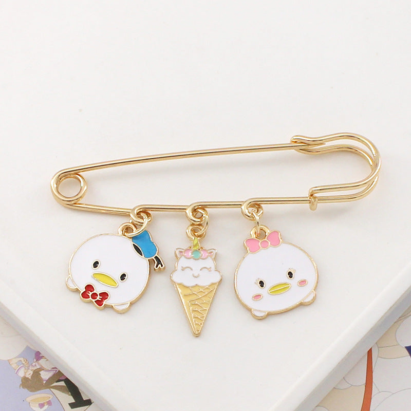 Alloy cartoon animal brooch (Minimo de compra 2) MIC-LiY015