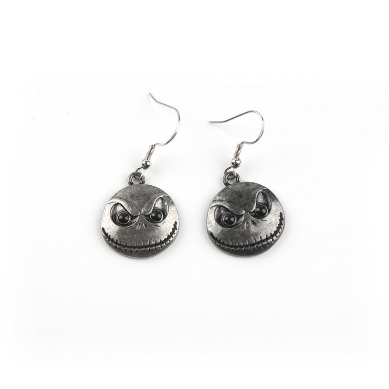 Alloy Ghost Skull Earrings (Minimo de Compra 2) MIC-FuYu001