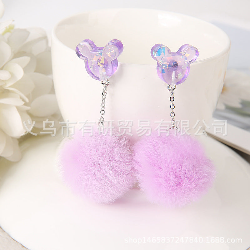 Alloy cartoon cute earrings (Minimo de Compra 3) MYA-YouY037