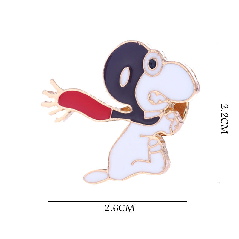 Alloy cute cartoon anime brooch MIC-QiSen015