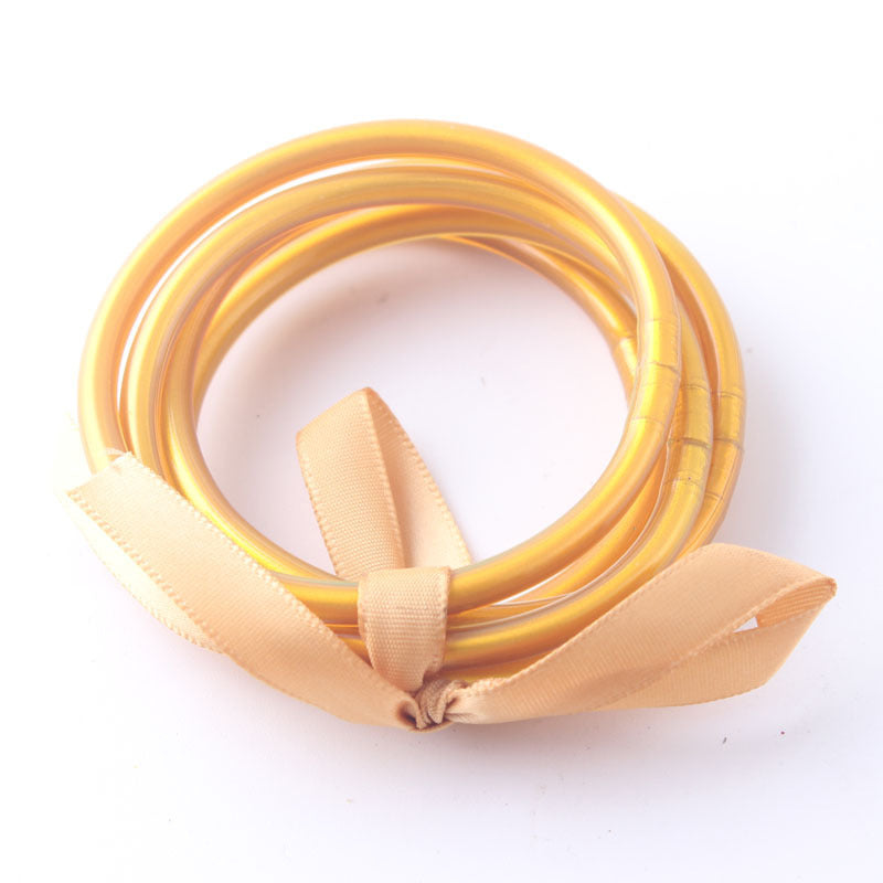 PVC silicone rice bead series bracelet (Minimo de Compra 2) MIC-HuiF005