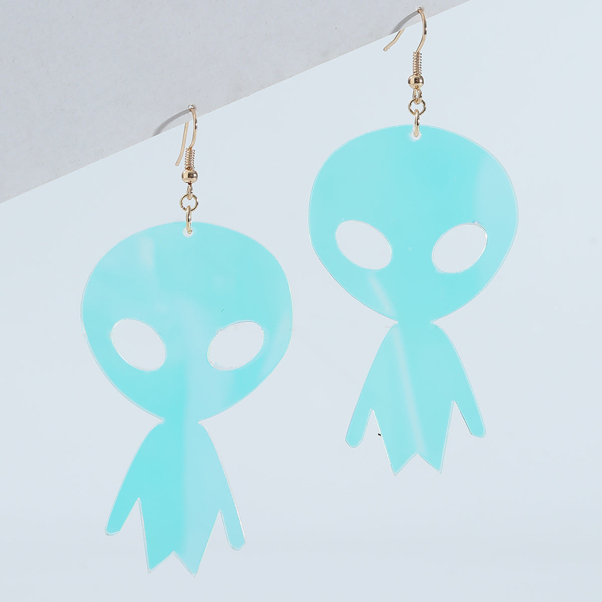 Acrylic alien earrings (Minimo de Compra 5) MIC-DaiW006