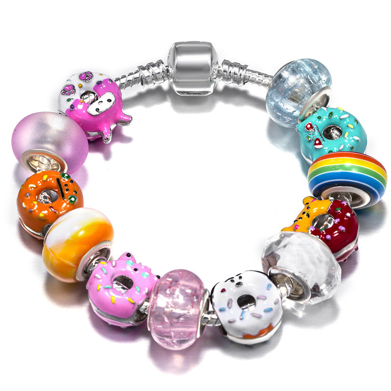 Alloy DIY Pandora Cartoon Bracelet MYA-LiY020