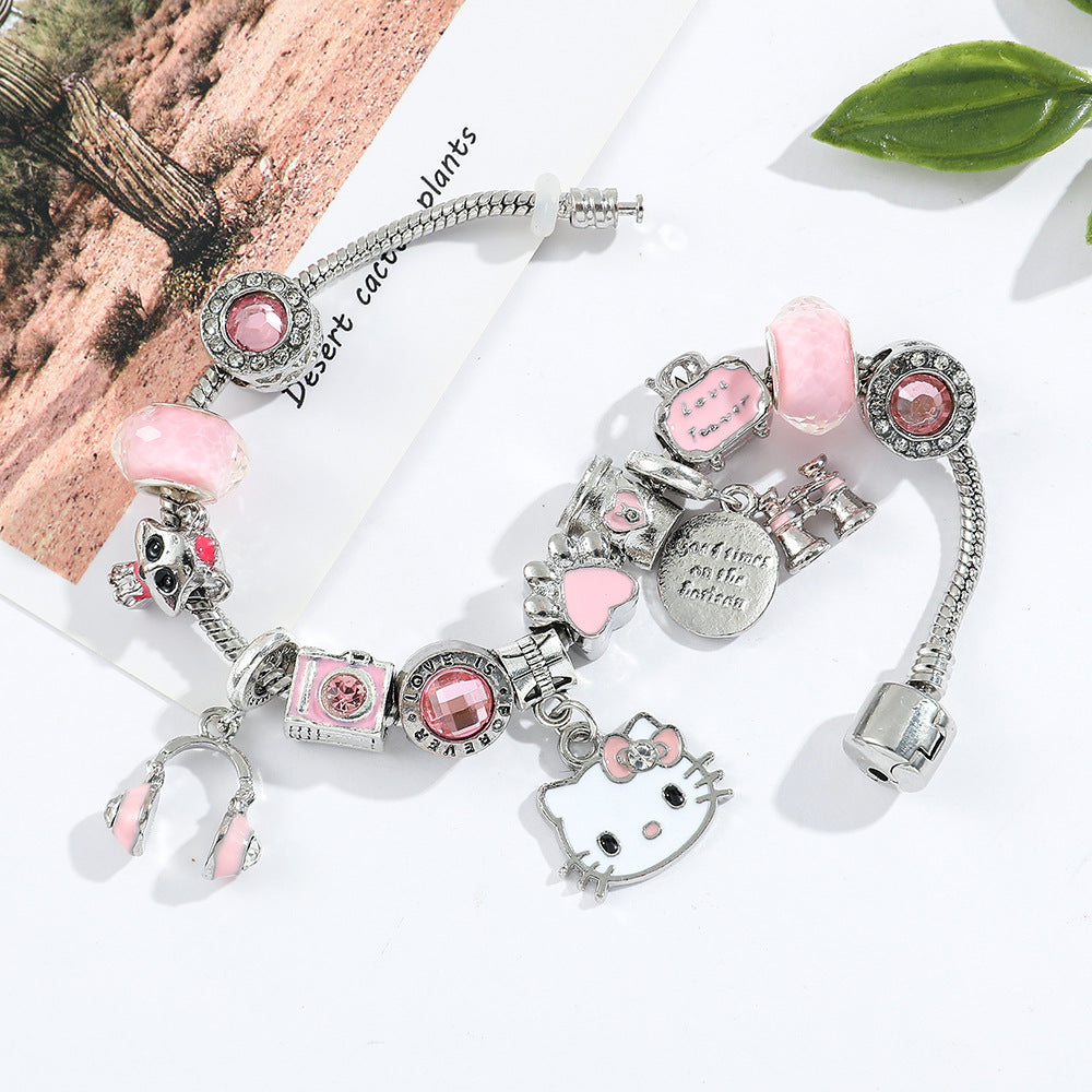 Alloy cartoon anime bracelet (Minimo de Compra 5) MYA-ZhuoX023