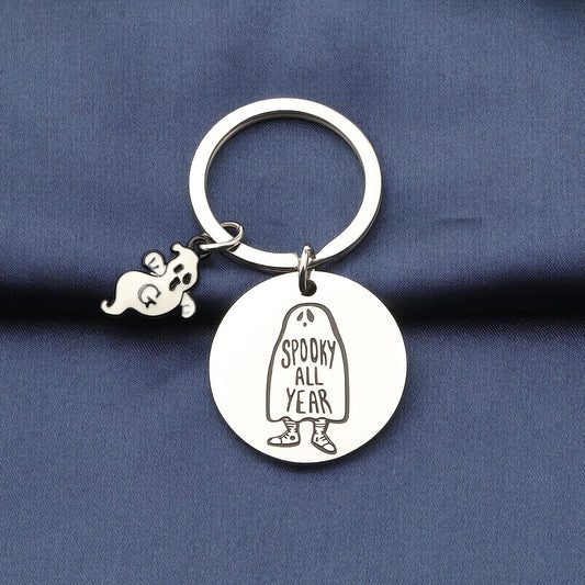 Stainless steel Halloween series keychain MYA-XinJ017