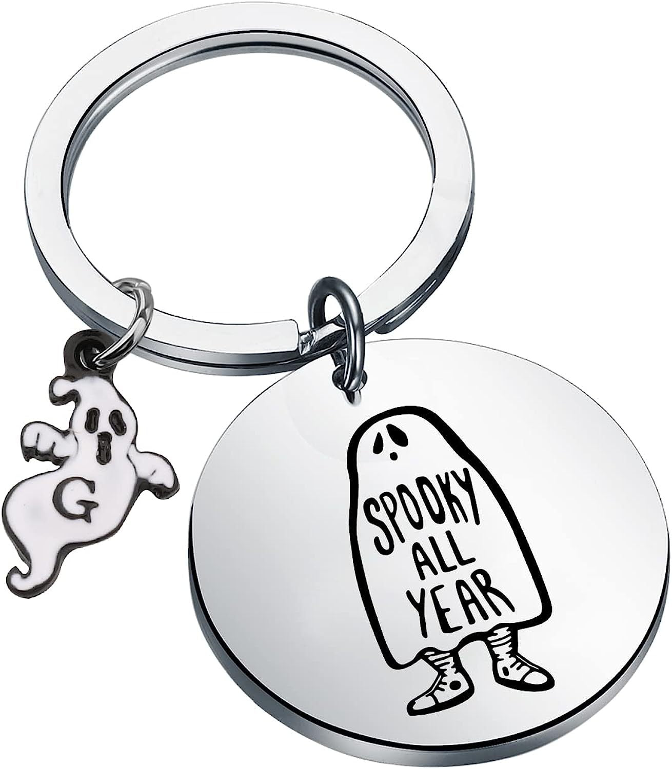 Stainless steel Halloween series keychain MYA-XinJ017